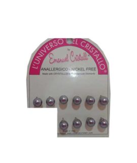 Orecchini perla lilla