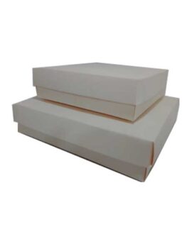 Scatola regalo AVORIO alta 4 cm