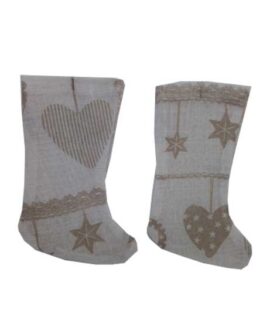 Calza Porta Dolci cuori e stelle