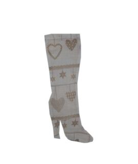 Calza Porta Dolci stivale cuori e stelle