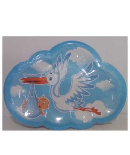 Piatto NASCITA cicogna