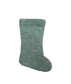 Calza Porta Dolci con fiori verdi