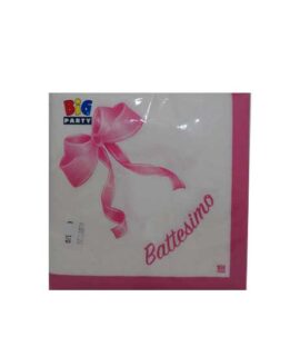 Tovagliolo BATTESIMO con fiocco
