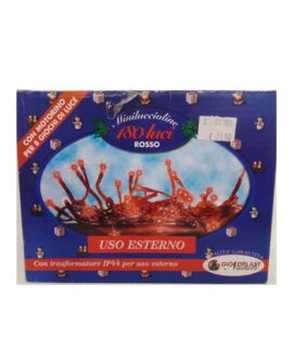 Minilucciole rosse da esterno