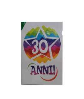 Biglietto 30 anni stella
