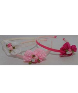 Cerchietto per capelli con roselline