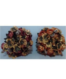 Girocandela natalizio con rose
