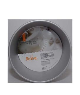 Teglia alluminio tonda altezza 10 cm DECORA