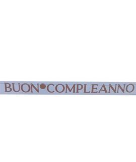 Festone BUON COMPLEANNO oro