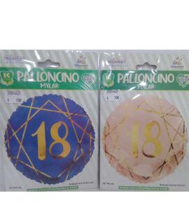 Pallone 18 anni geometrico