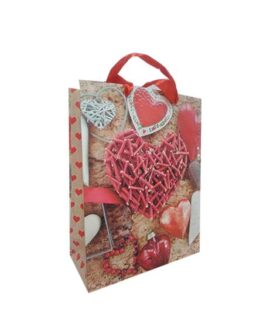 Busta regalo CUORI in legno