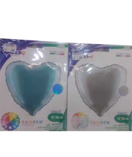 Pallone CUORE olografico