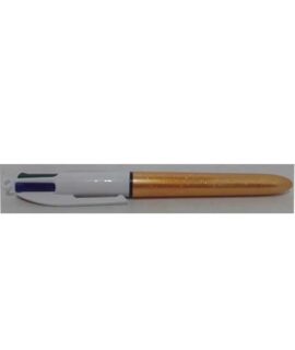 Penna 4 colori BIC color oro