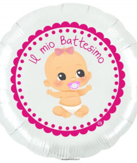 PALLONCINO-MYLAR-28-INCH-CON-STAMPA-IL-MIO-BATTESIMO-BIMBA-CF.-1-PZ