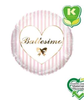 Pallone-foil-Battesimo-rosa-e-Argento-con-Strisce-Tondo-K-Green-18-43-cm-6742716-01