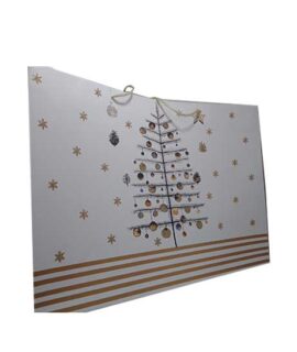 Busta regalo con albero di Natale