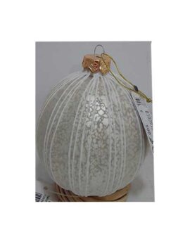Pallina natalizia champagne di vetro
