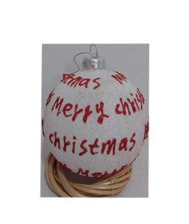 Pallina Merry Christmas