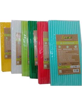 Cannucce di carta monocolore