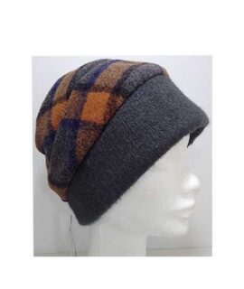 Cappello donna a quadri