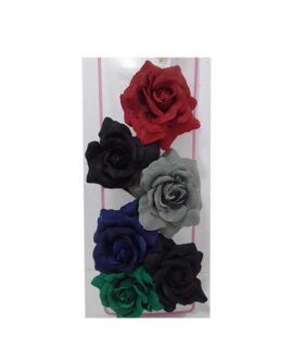 Becco per capelli con rosa