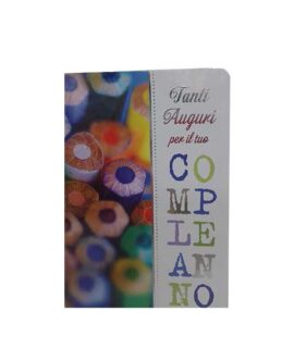 Biglietto compleanno PASTELLI