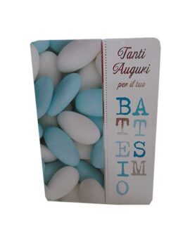 Biglietto BATTESIMO con confetti