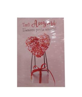 Biglietto amore con cuore