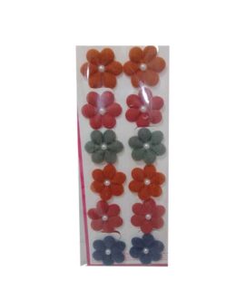 Elastico per capelli fiore 6 petali