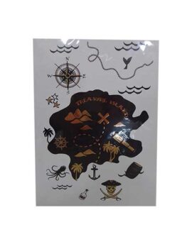 Biglietto ORIGAMI nave dei pirati
