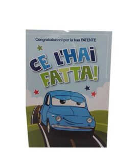 Biglietto auguri PATENTE