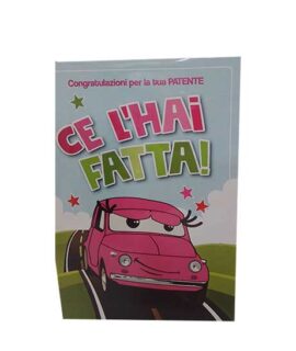 Biglietto auguri PATENTE
