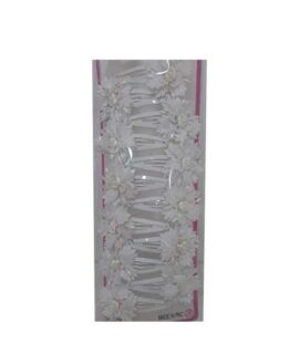 Clic clac fiore con perlina