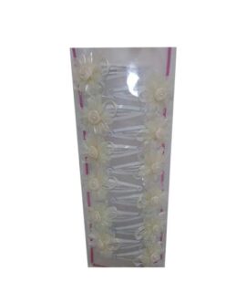 Clic clac con rosa e perlina