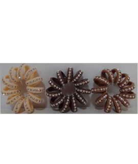 Elastico per capelli in PVC con strass