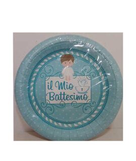 Piatto Battesimo con bimbo