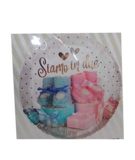 Pallone NASCITA gemelli maschio/femmina