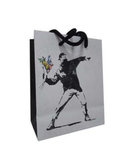 Busta regalo con immagine graffito BANKSY'S