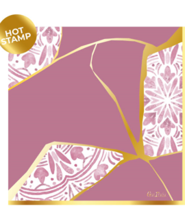 Tovagliolo Mosaico Kintsugi Pink