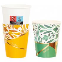 Bicchiere di carta Mosaico Kitsugi Verde-giallo