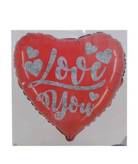 Pallone cuore I LOVE YOU