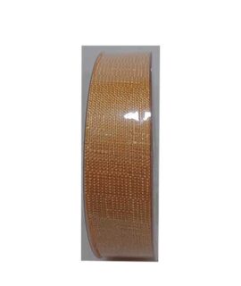 Nastro di cotone 25 mm laminato oro