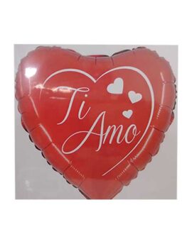 Pallone cuore con scritta Ti Amo