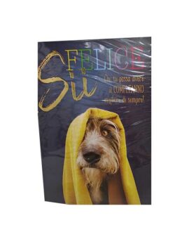 Biglietto compleanno con cane