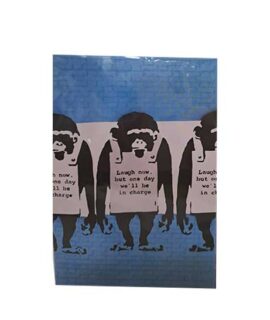 Biglietto auguri LAUGH NOW by BANKSY