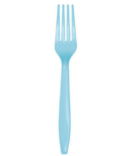 Forchette di plastica CELESTE Touch of Color