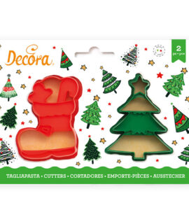 Tagliapasta albero di Natale + scarpone DECORA