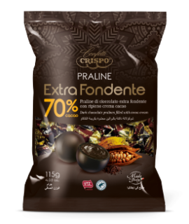 Praline EXTRA FONDENTE 70% Crispo