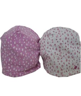 Cappello bimba con fiori e strass