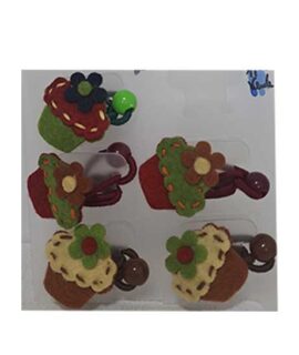 Elastico per capelli CUP CAKE in Feltro